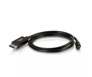 C2G 2m Mini DisplayPort to DisplayPort Adapter Cable 4K UHD - Black
