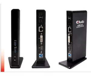 CLUB3D SenseVision USB3.0 Dual Display Docking Station