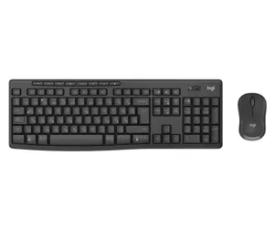Logitech MK370 Combo for Business tastatūra Pele iekļauta RF bezvadu sakari + Bluetooth QWERTY Ebreju Grafīts