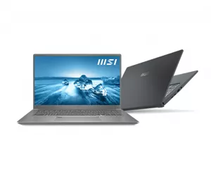 MSI Prestige 15 A12SC-032FR Ноутбук 39,6 cm (15.6") Full HD Intel® Core™ i7 i7-1280P 8 GB LPDDR4x-SDRAM 512 GB Твердотельный накопитель (SSD) NVIDIA® GeForce® GTX 1650 Max-Q Wi-Fi 6E (802.11ax) Windows 11 Home Угольный, Серый