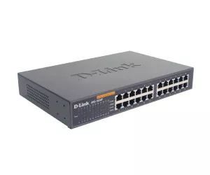 D-Link 24-port 10/100M NWay Desktop - Internal PSU (incl. 19" rack mount kit)