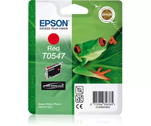 Epson Singlepack Red T0547 Ultra Chrome Hi-Gloss