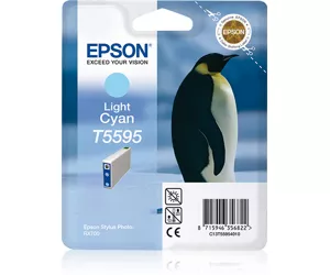 Epson Penguin Tindikassett Light Cyan T5595