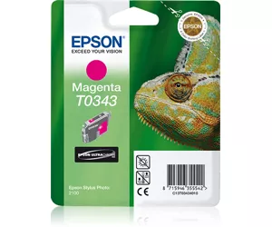 Epson Chameleon T0343 струйный картридж 1 шт Подлинный Пурпурный