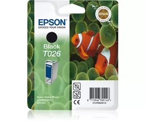 Epson rašalo kasetė Black T026