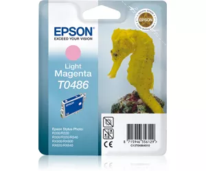 Epson Seahorse rašalo kasetė Light Magenta T0486