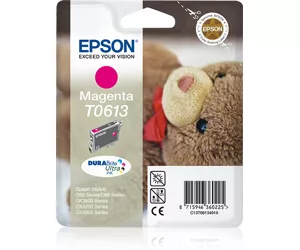 Epson Teddybear Singlepack Magenta T0613 DURABrite Ultra Ink