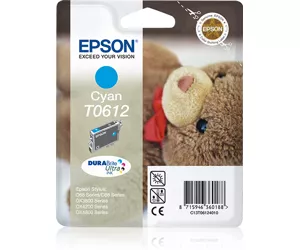 Epson Teddybear rašalo kasetė Cyan T0612 DURABrite Ultra Ink