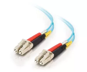Origin Storage 85550 optisko šķiedru kabelis 2 m LC OFNR OM3 Krāsa "Aqua"
