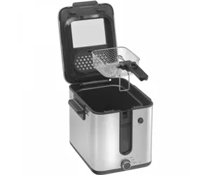 WMF KITCHENminis 04.1549.0011 gruzdintuvė Vienas Autonominės 1000 W Juoda, Nerūdijančiojo plieno