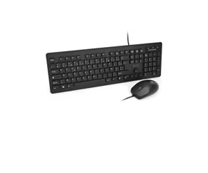 V7 Washable Antimicrobial Keyboard & Mouse Combo, USB, Optical, IP68Spec, Waterproof
