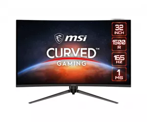 MSI Optix AG321CQR 31.5 inch WQHD 1ms 165Hz RGB AMD FreeSync 1500R Curved Gaming Monitor