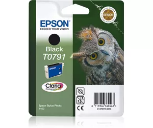 Epson Owl Singlepack Black T0791 Claria Photographic Ink