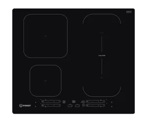 Indesit IB 65B60 NE Juoda Įmontuoti 59 cm Indukcinė viryklė, padalyta į sritis 4 zone(s)