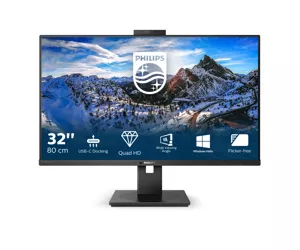 Philips P Line 326P1H/00 LED display 80 cm (31.5") 2560 x 1440 pixels Quad HD Black