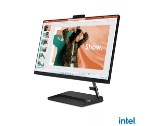Lenovo IdeaCentre 3 Intel® Core™ i5 i5-1240P 60.5 cm (23.8") 1920 x 1080 pixels 16 GB DDR4-SDRAM 1.51 TB HDD+SSD All-in-One PC Windows 11 Home Wi-Fi 6 (802.11ax) Black