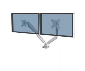 Fellowes Platinum Series Dual Monitor Arm - Silver