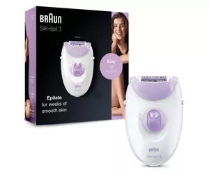 Braun Silk-épil 3 3170 20 tweezers White, Purple