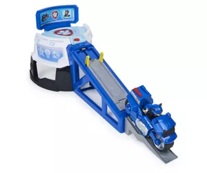 Spin Master Paw Patrol, Moto Pups Moto HQ Playset Toy with Sounds and Exclusive Chase Figure and Motorcycle Vehicle