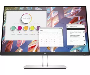 HP E-Series E24 G4 PC lamekuvar 60,5 cm (23.8") 1920 x 1080 pikslit Full HD LCD Must, Hõbe