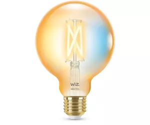 WiZ Hõõgniidiga kera, merevaigukollane 6,7 W (ekv. 50 W) G95 E27