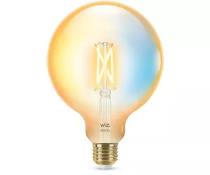 WiZ Hõõgniidiga kera, merevaigukollane 6,7 W (ekv. 50 W) G125 E27