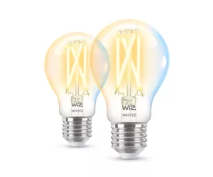 WiZ Filament Bulb clear 6.7W (Eq.60W) A60 E27 x2