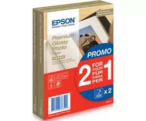Epson Premium Glossy Photo Paper 2 par 1 cenu, 100 x 150 mm, 255g/m², 80 sheets