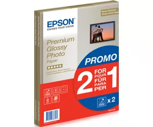 Epson Premium Glossy Photo Paper - A4 - 2x 15 Blätter