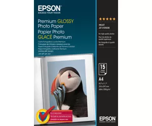 Epson Premium Glossy Photo Paper - A4 - 15 Blätter