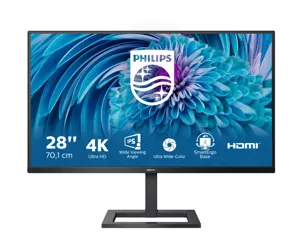 Philips E Line 288E2UAE/00 computer monitor 71.1 cm (28") 3840 x 2160 pixels 4K Ultra HD LCD Black