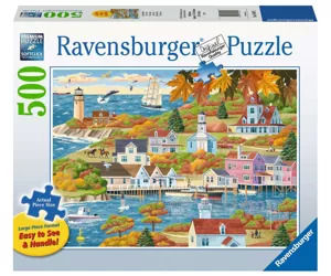 Ravensburger By Land & Sea Jigsaw puzzle 500 pc(s) Cartoons