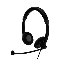 EPOS | SENNHEISER IMPACT SC 75 USB MS EUL Kõrvaklapp Juhtmega ühendatud Peavõru Kontor/kõnekeskus USB tüüp A Must