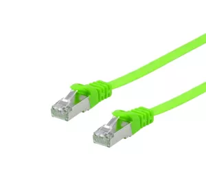 Equip Cat.6A U/FTP Flat Patch Cable, 3.0m, Green