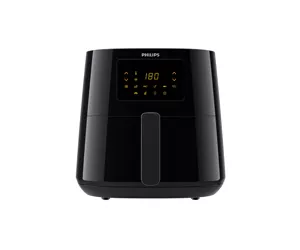 Philips Essential HD9280/90 taukvāres katls Viens 6,2 L Atsevišķs 2000 W Karstā gaisa fritētājs Melns