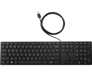 HP L95712-071 tastatūra USB QWERTY Spāņu Melns