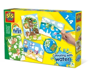 SES Creative My First Colouring with water - Hidden animals
