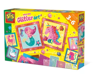 SES Creative Mess free glitter art
