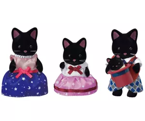Sylvanian Families Midnight Cat Family