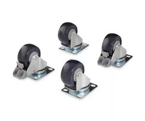 StarTech.com Caster Kit for Open Frame Rack - 4POSTRACK