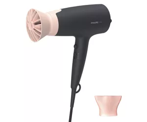 Philips 3000 series BHD350/10 hair dryer 2100 W Black, Pink