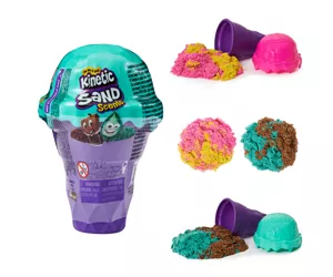 Kinetic Sand Ice Cream Cone Containerwith 2 Colors