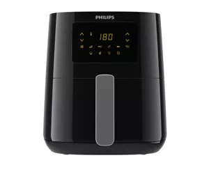 Philips 3000 series HD9252/70 fryer Single 4.1 L Stand-alone 1400 W Hot air fryer Black, Silver