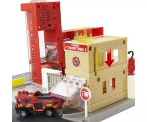 Matchbox Action Drivers Fire Station Rescue Playset