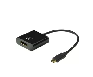 Ewent EW9825 video cable adapter 0.15 m USB Type-C DisplayPort Black