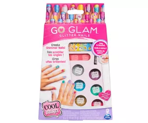 Cool Maker , GO GLAM Glitter Nails DIY Activity Kit for 5 Manicures, for Kids Aged 8 and up