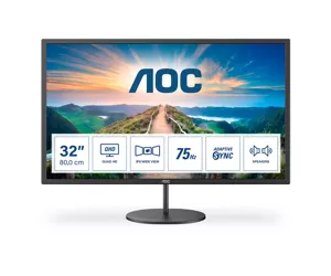 AOC V4 Q32V4 монитор для ПК 80 cm (31.5") 2560 x 1440 пикселей 2K Ultra HD LED Черный