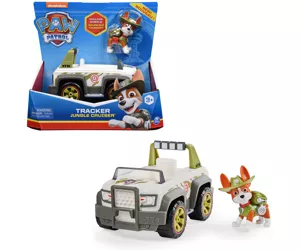 PAW Patrol Dschungel-Fahrzeug mit Tracker-Figur (Basic Vehicle/Basis Fahrzeug)