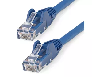 StarTech 50cm CAT6 Ethernet Cable LSZH 10G 650MHz 100W PoE RJ45 10GbE UTP Patch Cord Blue ETL 24AWG