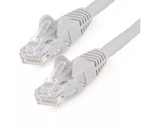 StarTech 50cm CAT6 Ethernet Cable LSZH - 10Gbps 650MHz 100W PoE RJ45 UTP Network Patch Cord - Grey, ETL Verified.